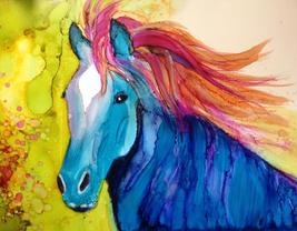 Inks by Suzi Vitulli Alcohol Ink on Yupo 8x10